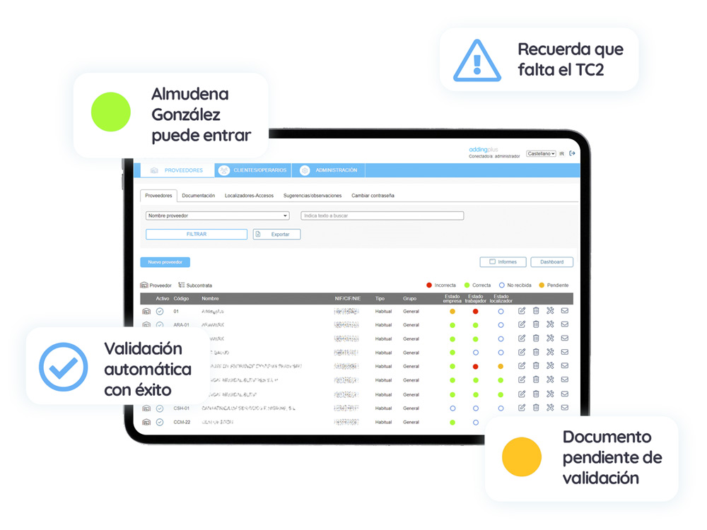 Plataforma Coordinación de actividades empresariales